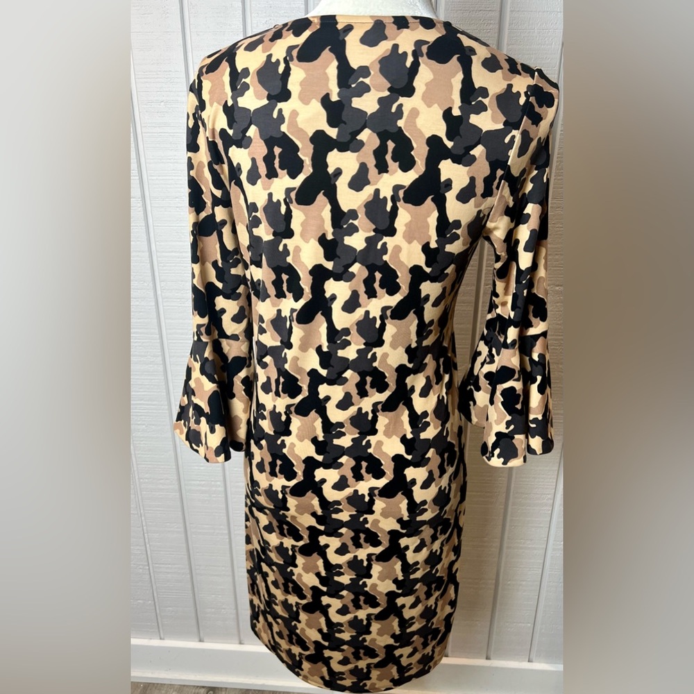 Jude Connally Small‎ Camo Black Lyla Dress Size XS - Picture 3 of 9